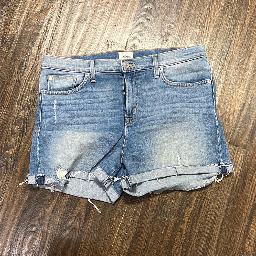 Hudson Jeans Light Blue Denim Shorts